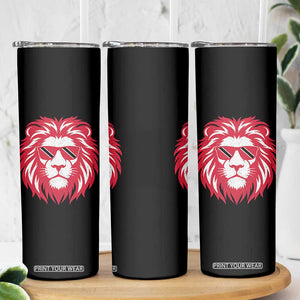 Trinidad and Tobago Lion Skinny Tumbler Vintage Caribbean Pride TS10 Print Your Wear
