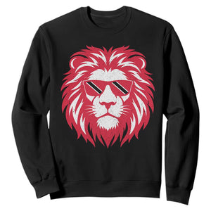 Trinidad and Tobago Lion Sweatshirt Vintage Caribbean Pride TS10 Black Print Your Wear