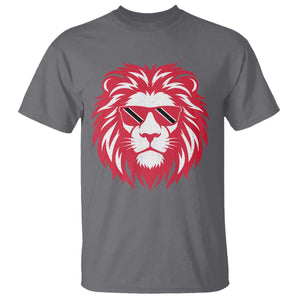 Trinidad and Tobago Lion T Shirt Vintage Caribbean Pride TS10 Charcoal Print Your Wear