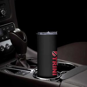 Vintage Trini Skinny Tumbler Trinidad and Tobago Flag Minimalist Patriotic Caribbean Pride TS10 Print Your Wear