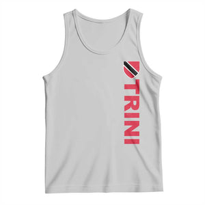 Vintage Trini Tank Top Trinidad and Tobago Flag Minimalist Patriotic Caribbean Pride TS10 Ash Print Your Wear