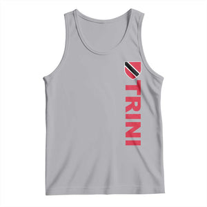Vintage Trini Tank Top Trinidad and Tobago Flag Minimalist Patriotic Caribbean Pride TS10 Athletic Heather Print Your Wear