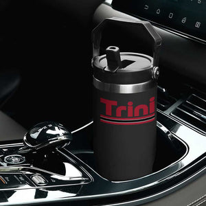 Retro Trini Flip Straw Tumbler Trinidad and Tobago Flag Caribbean Pride Heritage Gift TS10 Print Your Wear