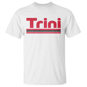 Retro Trini T Shirt Trinidad and Tobago Flag Caribbean Pride Heritage Gift TS10 White Print Your Wear