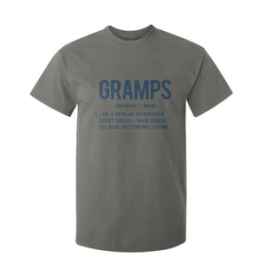 Grandpa Gift For Gramps T Shirt For Kid Fathers Day Birthday Gift Idea