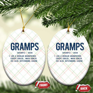 Grandpa Gift For Gramps Ceramic Ornament Fathers Day Birthday Gift Idea
