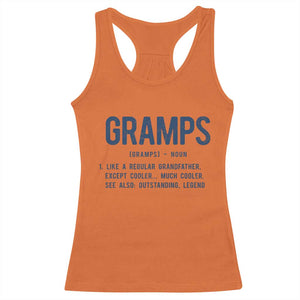 Grandpa Gift For Gramps Racerback Tank Top Fathers Day Birthday Gift Idea