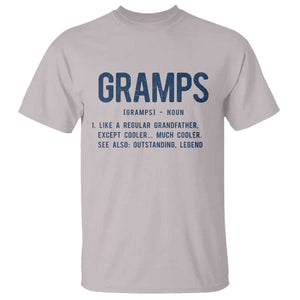 Grandpa Gift For Gramps T Shirt Fathers Day Birthday Gift Idea