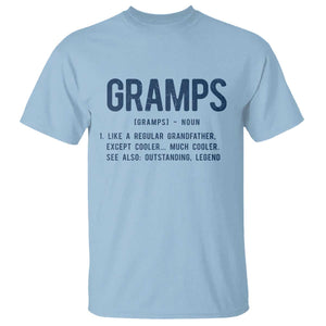 Grandpa Gift For Gramps T Shirt Fathers Day Birthday Gift Idea