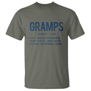 Grandpa Gift For Gramps T Shirt Fathers Day Birthday Gift Idea