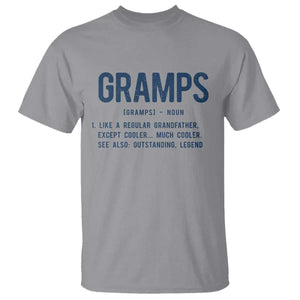 Grandpa Gift For Gramps T Shirt Fathers Day Birthday Gift Idea