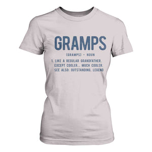 Grandpa Gift For Gramps T Shirt For Women Fathers Day Birthday Gift Idea