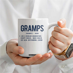 Grandpa Gift For Gramps Coffee Mug Fathers Day Birthday Gift Idea