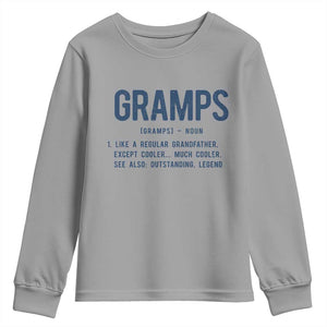 Grandpa Gift For Gramps Youth Sweatshirt Fathers Day Birthday Gift Idea