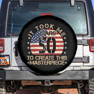50th Birthday Spare Tire Cover It Took Me 50 Years To Create This Masterpiece Vintage American Flag