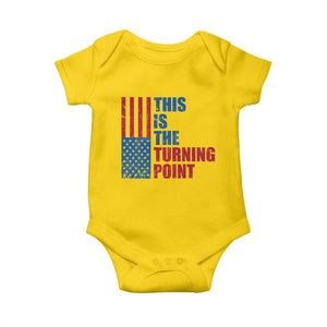 This is The Turning Point Baby Onesie USA Flag Patriotic Freedom Conservative TS10 Daisy Print Your Wear