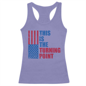 This is The Turning Point Racerback Tank Top USA Flag Patriotic Freedom Conservative TS10 Violet Print Your Wear