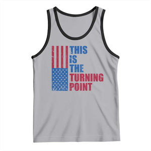 This is The Turning Point Tank Top USA Flag Patriotic Freedom Conservative TS10 Athletic Heather Black Print Your Wear