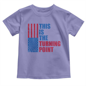 This is The Turning Point Toddler T Shirt USA Flag Patriotic Freedom Conservative TS10 Violet Print Your Wear