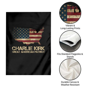 Charlie Kirk Garden Flag Great American Patriot USA Flag TS10 Print Your Wear