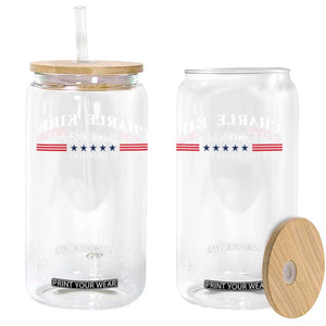 Charlie Kirk Glass Can Great American Patriot USA Freedom Conservative TS10 Print Your Wear