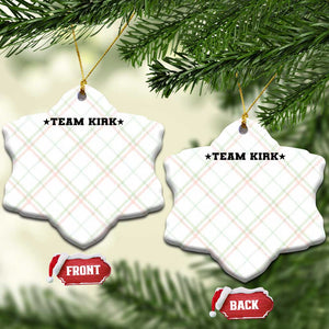 Team Kirk Ceramic Ornament Last Name Funny Surname Team Kirk Family Reunion TS10 Print Your Wear