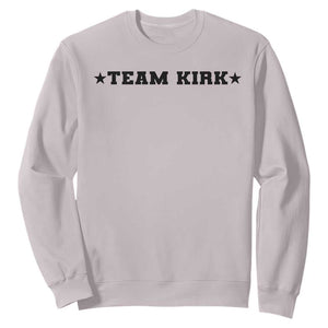 Team Kirk Sweatshirt Last Name Funny Surname Team Kirk Family Reunion TS10 Ice Gray Print Your Wear