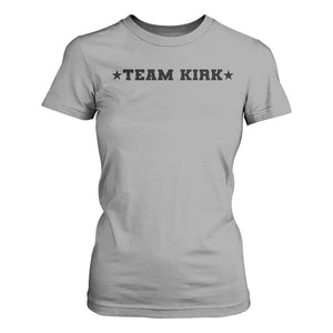 Team Kirk T Shirt For Women Last Name Funny Surname Team Kirk Family Reunion TS10 Sport Gray Print Your Wear