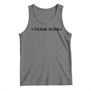 Team Kirk Tank Top Last Name Funny Surname Team Kirk Family Reunion TS10 Black Heather Print Your Wear
