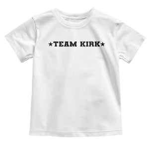 Team Kirk Toddler T Shirt Last Name Funny Surname Team Kirk Family Reunion TS10 White Print Your Wear