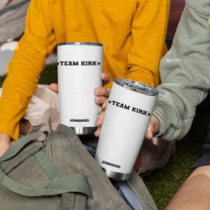 Team Kirk Tumbler Cup Last Name Funny Surname Team Kirk Family Reunion TS10 Print Your Wear
