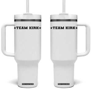 Team Kirk Tumbler With Handle Last Name Funny Surname Team Kirk Family Reunion TS10 One Size: 40 oz White Print Your Wear