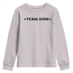 Team Kirk Youth Sweatshirt Last Name Funny Surname Team Kirk Family Reunion TS10 Ice Gray Print Your Wear