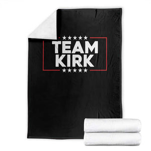 Team Kirk Throw Blanket Last Name Kirk Family Name Matching Member Surname TS10 Black Print Your Wear