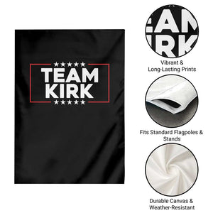 Team Kirk Garden Flag Last Name Kirk Family Name Matching Member Surname TS10 Print Your Wear