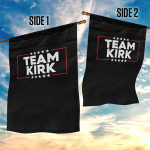 Team Kirk Garden Flag Last Name Kirk Family Name Matching Member Surname TS10 Print Your Wear