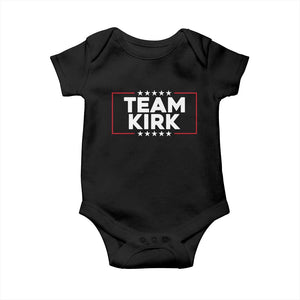 Team Kirk Baby Onesie Last Name Kirk Family Name Matching Member Surname TS10 Black Print Your Wear