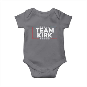 Team Kirk Baby Onesie Last Name Kirk Family Name Matching Member Surname TS10 Charcoal Print Your Wear