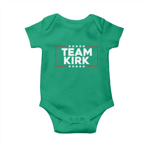 Team Kirk Baby Onesie Last Name Kirk Family Name Matching Member Surname TS10 Irish Green Print Your Wear