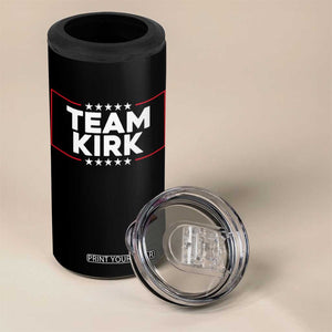 Team Kirk 4 in 1 Can Cooler Tumbler Last Name Kirk Family Name Matching Member Surname TS10 Print Your Wear