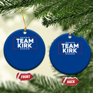 Team Kirk Ceramic Ornament Last Name Kirk Family Name Matching Member Surname TS10 1pc Blue Print Your Wear