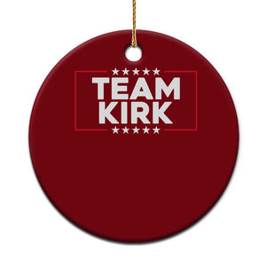 Team Kirk Ceramic Ornament Last Name Kirk Family Name Matching Member Surname TS10 1pc Red Print Your Wear