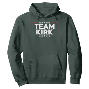 Team Kirk Hoodie Last Name Kirk Family Name Matching Member Surname TS10 Dark Forest Green Print Your Wear