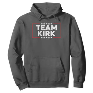 Team Kirk Hoodie Last Name Kirk Family Name Matching Member Surname TS10 Dark Heather Print Your Wear