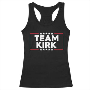 Team Kirk Racerback Tank Top Last Name Kirk Family Name Matching Member Surname TS10 Black Print Your Wear