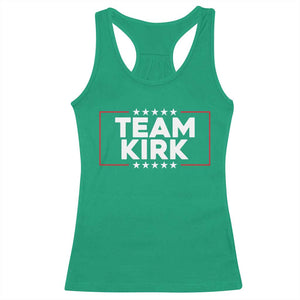 Team Kirk Racerback Tank Top Last Name Kirk Family Name Matching Member Surname TS10 Irish Green Print Your Wear