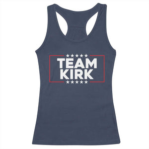 Team Kirk Racerback Tank Top Last Name Kirk Family Name Matching Member Surname TS10 Navy Print Your Wear