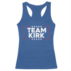 Team Kirk Racerback Tank Top Last Name Kirk Family Name Matching Member Surname TS10 Royal Blue Print Your Wear