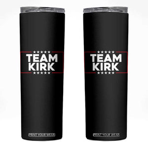 Team Kirk Skinny Tumbler Last Name Kirk Family Name Matching Member Surname TS10 Black Print Your Wear