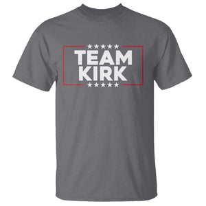 Team Kirk T Shirt Last Name Kirk Family Name Matching Member Surname TS10 Charcoal Print Your Wear